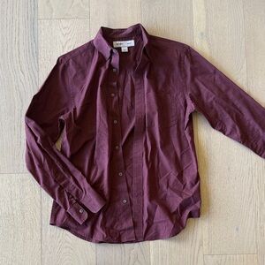 Old Navy Maroon Slim Fit Shirt